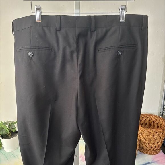 Pronto Uomo Black Trousers men’s 40x30 creased front - Picture 6 of 6